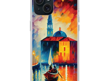 A Boat in Italy iPhone 15 Plus Ultra Clear Case Hot on Sale