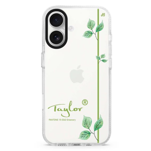 #15-0343 Greenery II iPhone Ultra Clear Case Online now