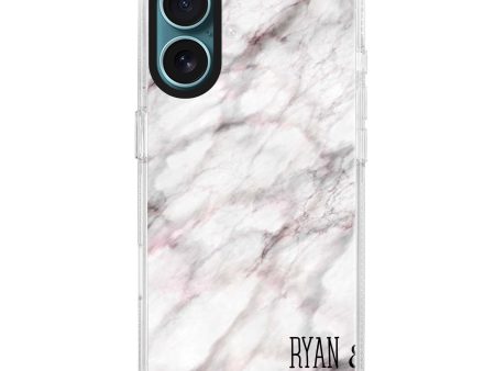 White Marble iPhone Ultra Clear Case Supply