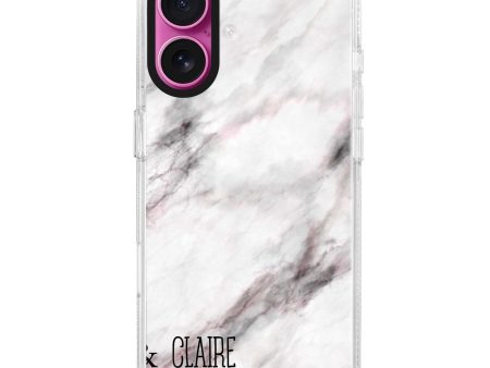 White Marble iPhone Ultra Clear Case Cheap