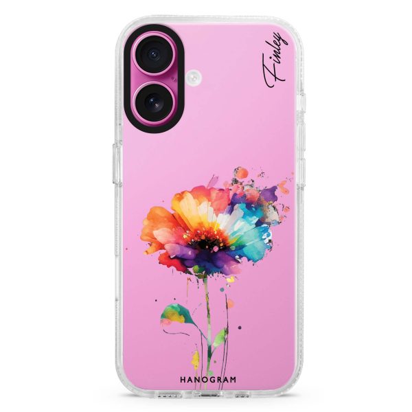 A Beautiful Watercolour Flower iPhone Ultra Clear Case Fashion