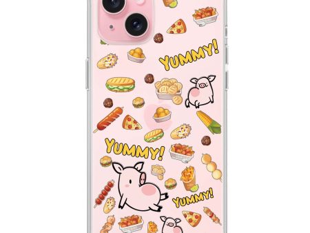 Yummy Piggy iPhone 15 Ultra Clear Case For Discount