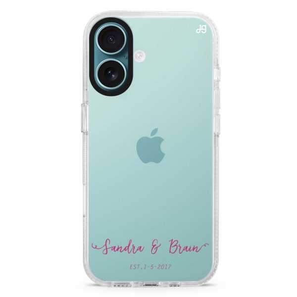 You & Me & Our Date iPhone Ultra Clear Case Online Sale