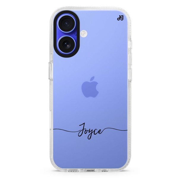 Initial handwritten iPhone Ultra Clear Case on Sale