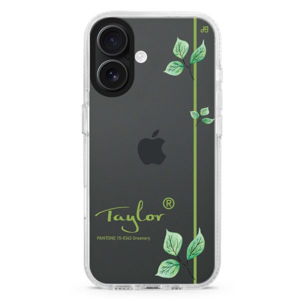 #15-0343 Greenery II iPhone Ultra Clear Case Online now