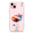 A Beautiful Watercolour Flower iPhone 15 Ultra Clear Case Cheap