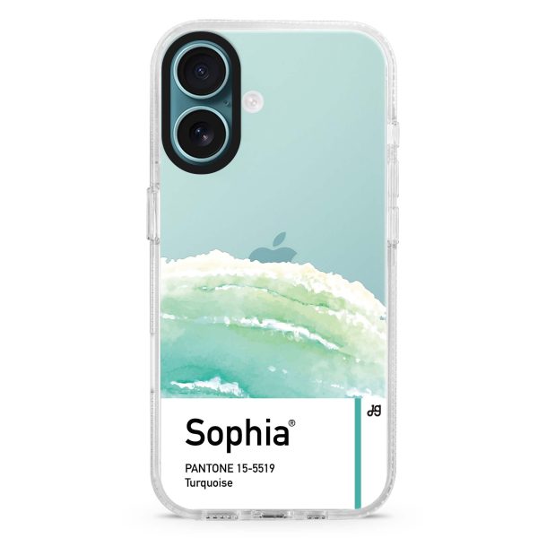 #15-5519 Turquoise I iPhone Ultra Clear Case For Sale