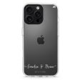 You & Me & Our Date iPhone 15 Pro Ultra Clear Case Hot on Sale