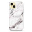 White Marble iPhone 15 Ultra Clear Case For Sale