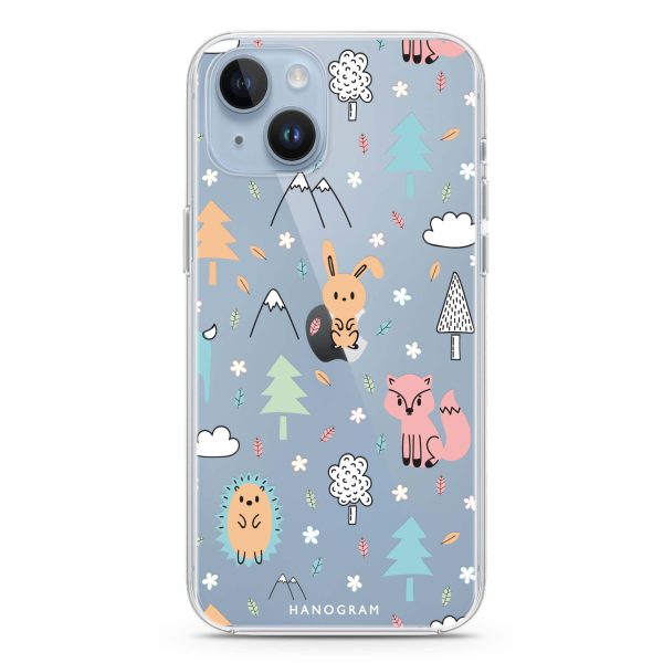 Whimsy Wildlife iPhone 14 Plus Ultra Clear Case For Sale