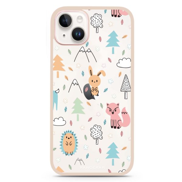 Whimsy Wildlife iPhone 15 Plus Impact Guard Bumper Case Hot on Sale