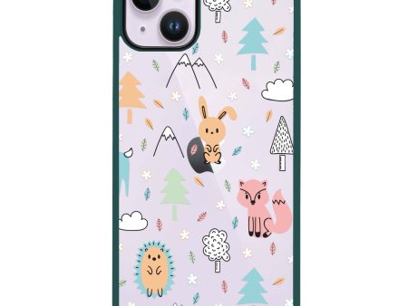 Whimsy Wildlife iPhone 15 Plus Impact Guard Bumper Case Hot on Sale