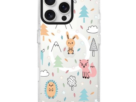 Whimsy Wildlife iPhone 14 Pro Max MagSafe Compatible Ultra Clear Case on Sale