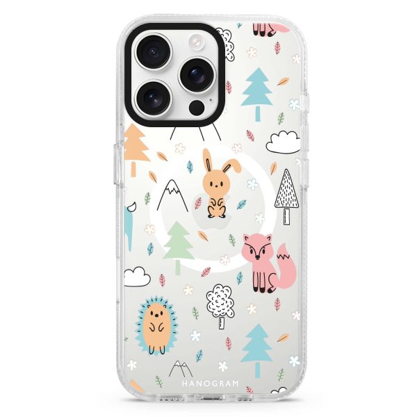 Whimsy Wildlife iPhone 14 Pro Max MagSafe Compatible Ultra Clear Case on Sale