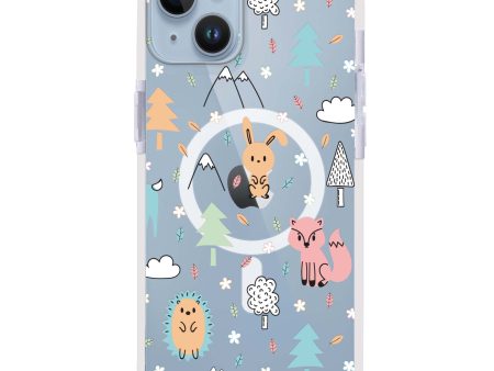 Whimsy Wildlife iPhone 14 MagSafe Compatible Ultra Shockproof Case For Discount