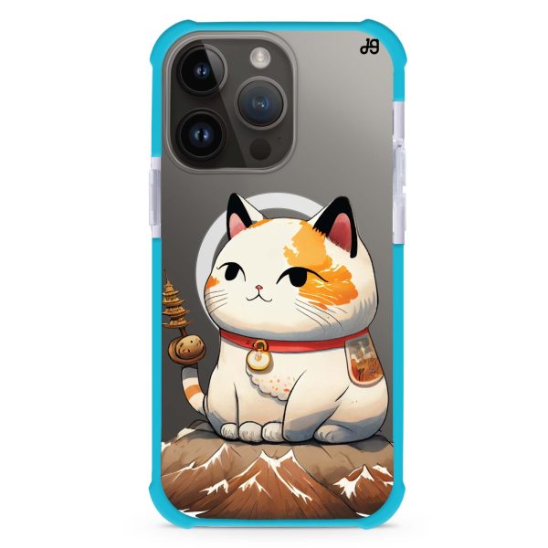 A Cute Cat iPhone 15 Pro Max MagSafe Compatible Ultra Shockproof Case For Discount