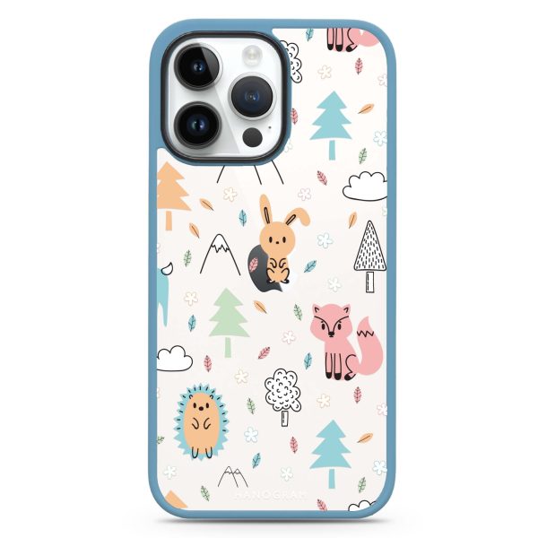 Whimsy Wildlife iPhone 13 Pro Max Impact Guard Bumper Case Online Hot Sale