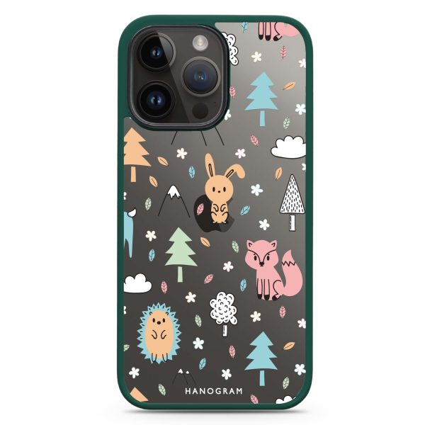 Whimsy Wildlife iPhone 14 Pro Impact Guard Bumper Case Hot on Sale