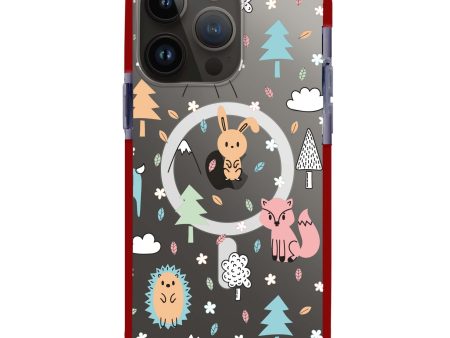 Whimsy Wildlife iPhone 13 Pro MagSafe Compatible Ultra Shockproof Case Hot on Sale