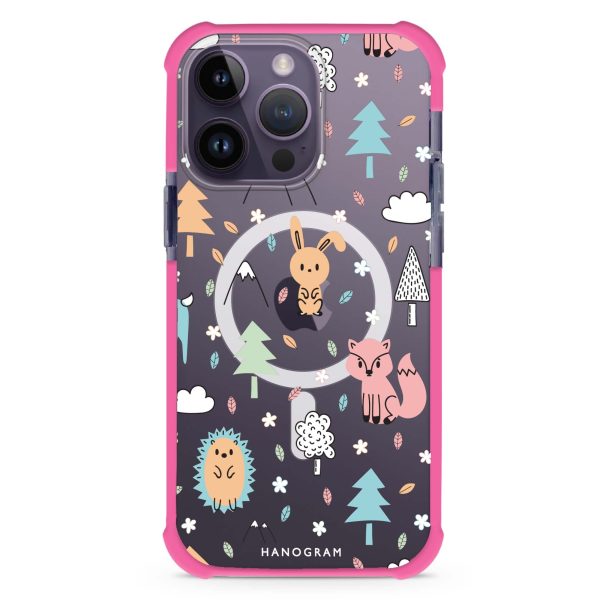 Whimsy Wildlife iPhone 13 Pro MagSafe Compatible Ultra Shockproof Case Hot on Sale