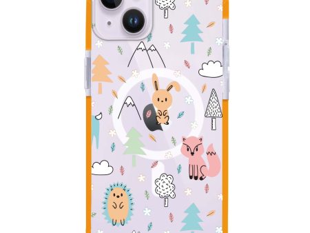 Whimsy Wildlife iPhone 15 Plus MagSafe Compatible Ultra Shockproof Case Fashion