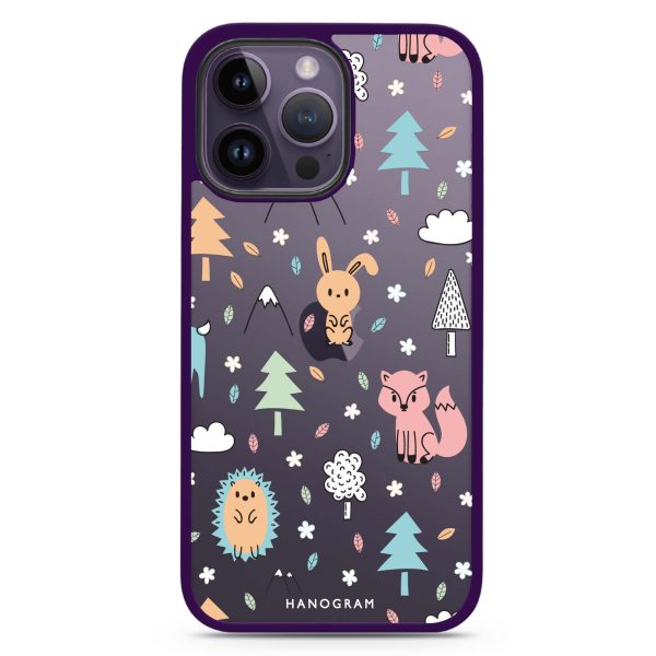 Whimsy Wildlife iPhone 15 Pro Impact Guard Bumper Case For Discount