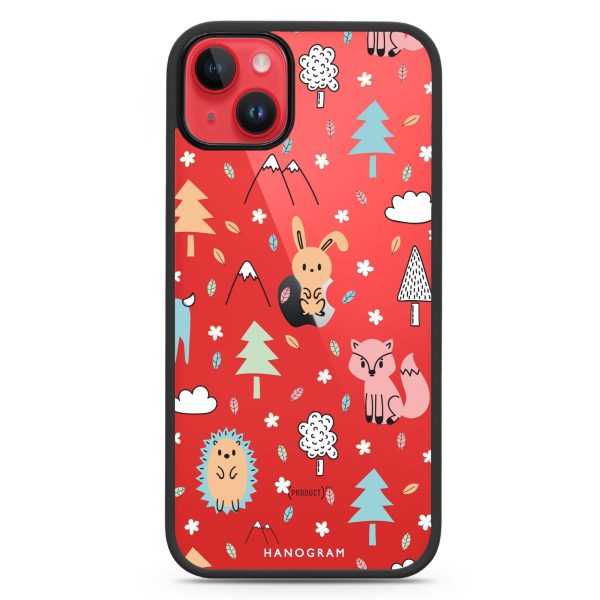 Whimsy Wildlife iPhone 13 Mini Impact Guard Bumper Case on Sale