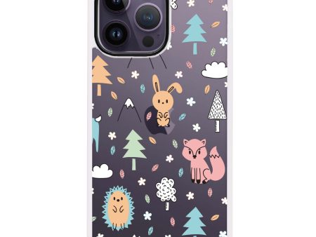 Whimsy Wildlife iPhone 14 Pro Impact Guard Bumper Case Hot on Sale