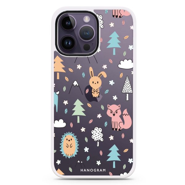 Whimsy Wildlife iPhone 14 Pro Impact Guard Bumper Case Hot on Sale