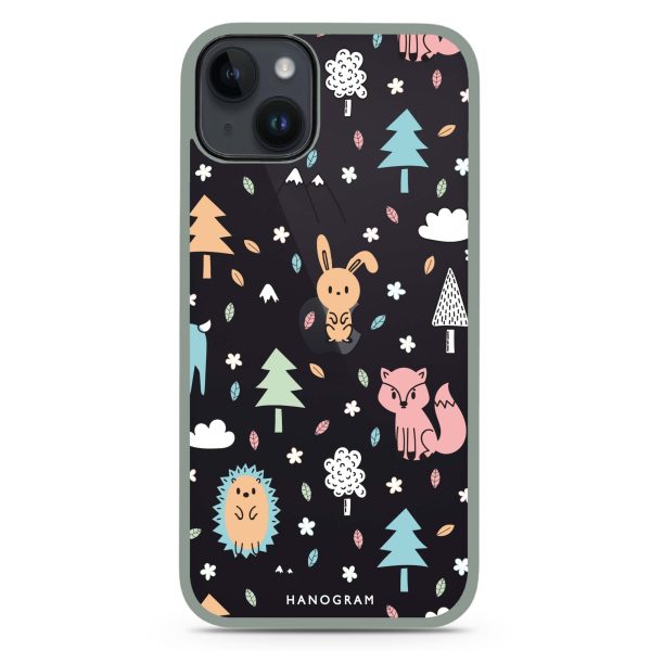 Whimsy Wildlife iPhone 15 Plus Impact Guard Bumper Case Hot on Sale