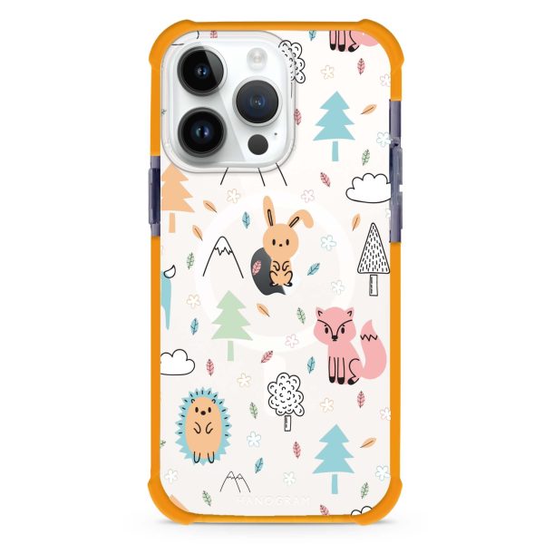 Whimsy Wildlife iPhone 13 Pro MagSafe Compatible Ultra Shockproof Case Hot on Sale