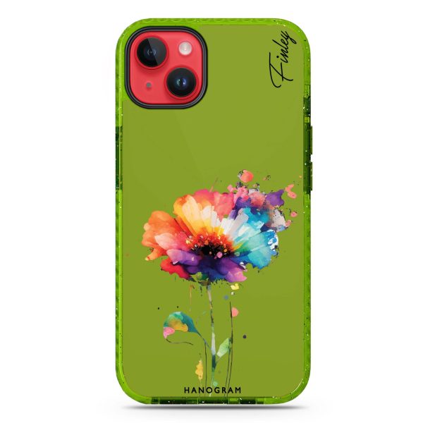 A Beautiful Watercolour Flower iPhone 15 Durashock Case on Sale