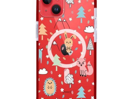 Whimsy Wildlife iPhone 14 Plus MagSafe Compatible Ultra Shockproof Case Online Hot Sale