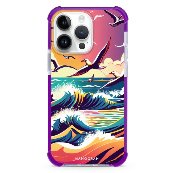 Waves & seagulls iPhone 15 Pro Max MagSafe Compatible Ultra Shockproof Case Supply