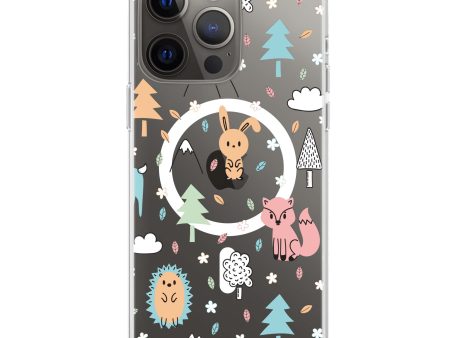 Whimsy Wildlife iPhone 13 Pro Max MagSafe Compatible Ultra Clear Case Online Sale