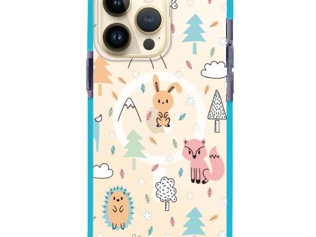 Whimsy Wildlife iPhone 13 Pro Max MagSafe Compatible Ultra Shockproof Case For Sale