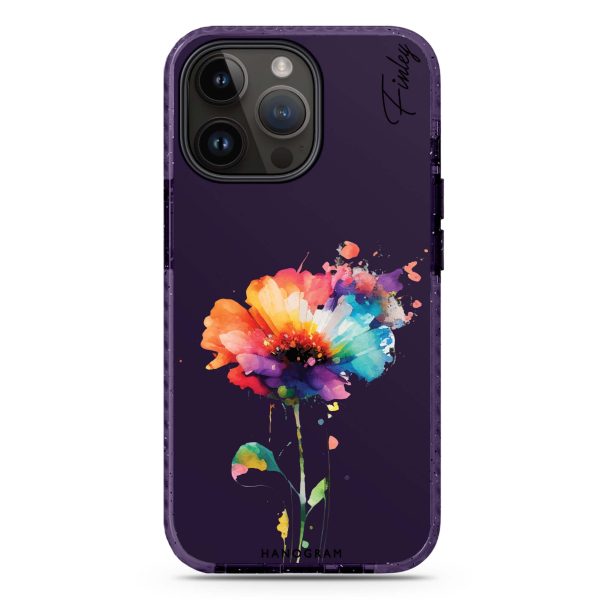 A Beautiful Watercolour Flower iPhone 15 Pro Durashock Case Online