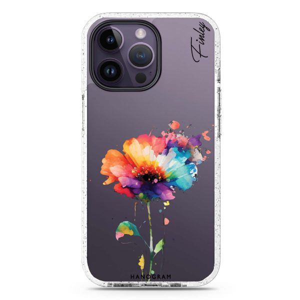 A Beautiful Watercolour Flower iPhone 15 Pro Durashock Case Online